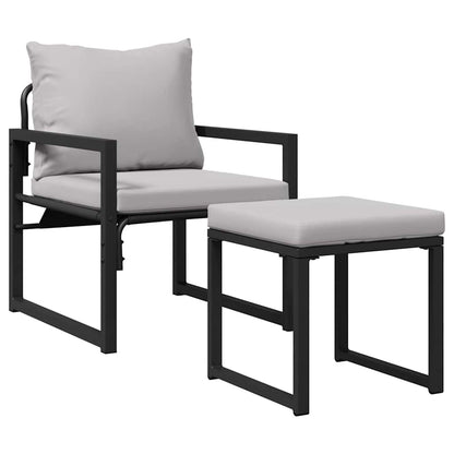 Arredamento da Giardino 4 pcs 2-Numero di posti Grigio chiaro | homemem39