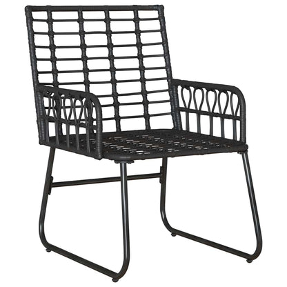 Set da Pranzo per Giardino 3 pcs Nero e antracite - homemem39