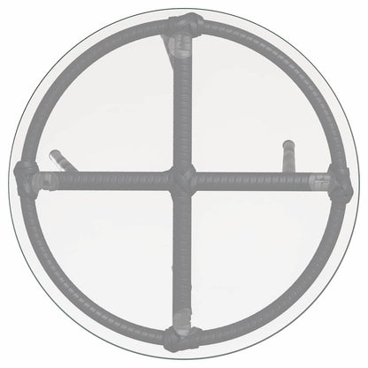 Set da Pranzo per Giardino 3 pcs Nero e antracite - homemem39