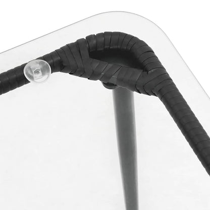 Tavolo da Giardino Nero 80 x 40 x 45,5 cm polyrattan