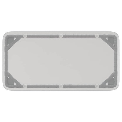 Tavolo da Giardino Nero 80 x 40 x 45,5 cm polyrattan