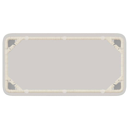 Tavolo da Giardino Naturale 80 x 40 x 45,5 cm polyrattan