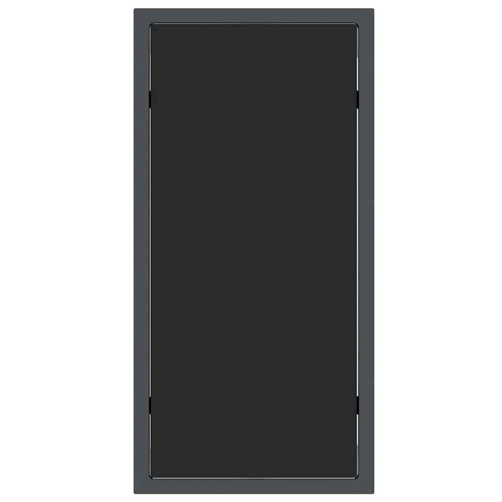 Lettini Sole 2-persona 3 pcs Nero e antracite Acciaio