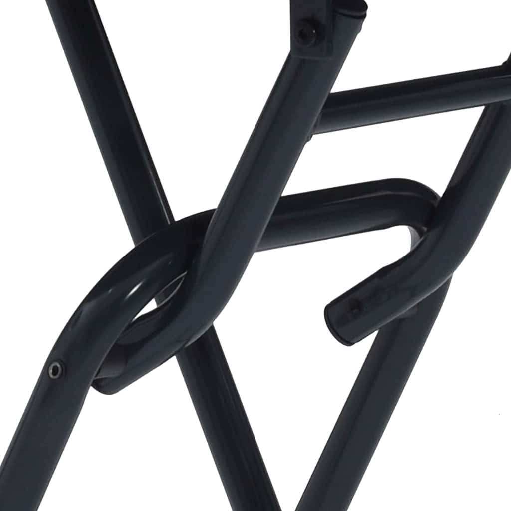 Tavolo da Giardino Antracite 50 x 50 x 72 cm Metallo