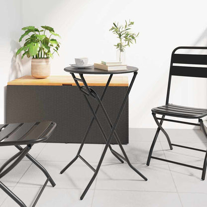 Tavolo da Giardino Antracite 50 x 50 x 72 cm Metallo