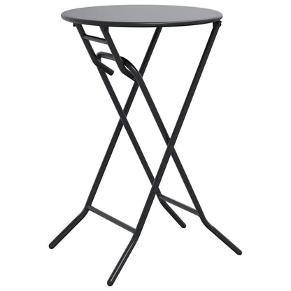 Tavolo da Giardino Antracite 50 x 50 x 72 cm Metallo