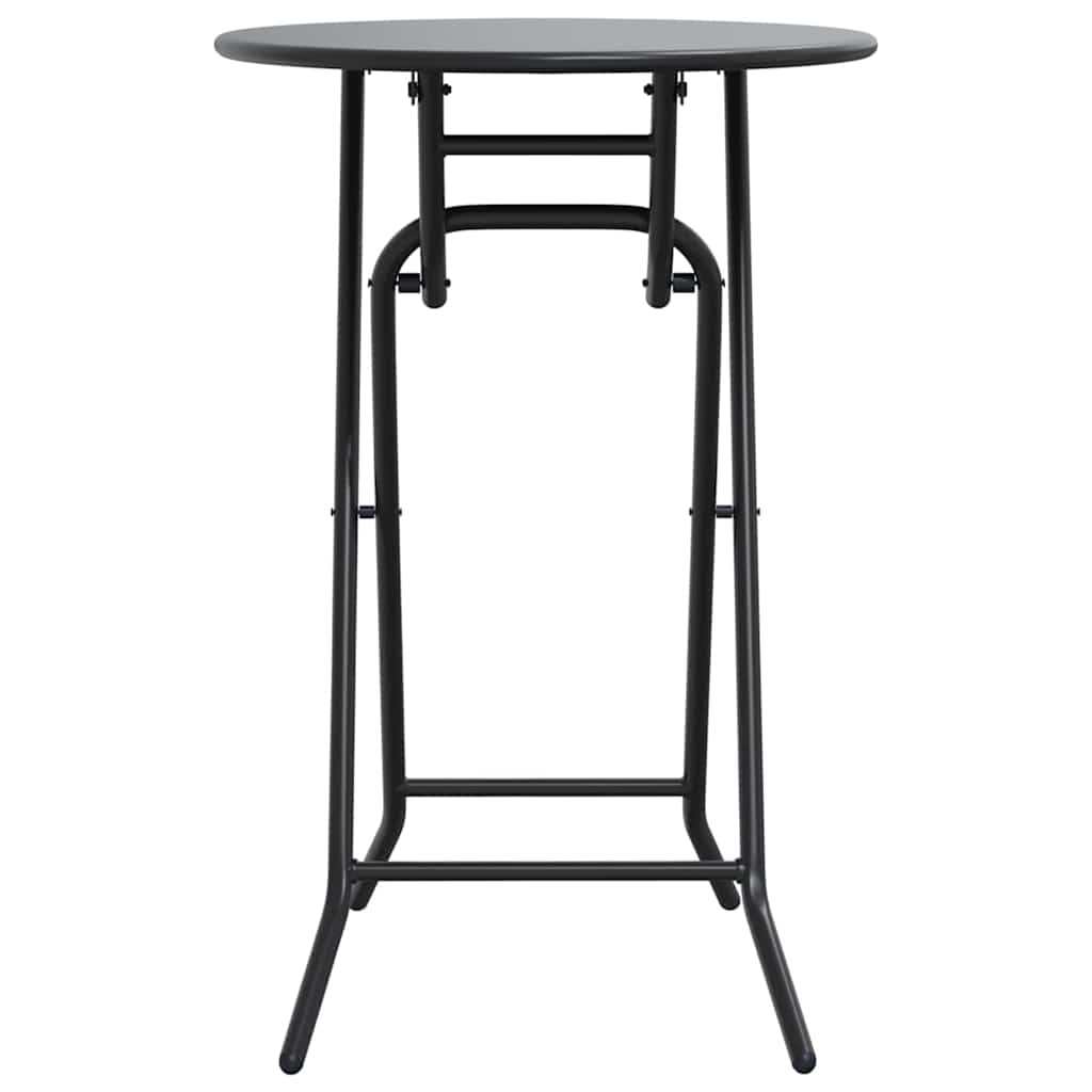 Tavolo da Giardino Antracite 50 x 50 x 72 cm Metallo