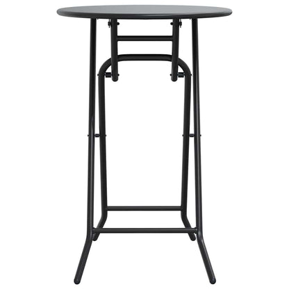 Tavolo da Giardino Antracite 50 x 50 x 72 cm Metallo