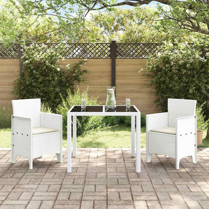Sedia da Giardino 2 pcs Bianco 53 x 49 x 85 cm PP - homemem39