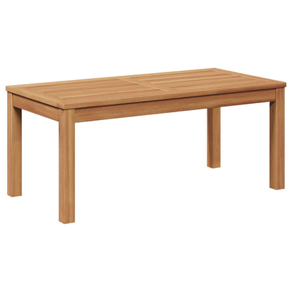 Set Divano da Giardino 4 pcs Naturale Legno di teak solido | homemem39