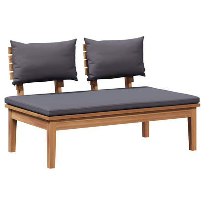 Set Divano da Giardino 4 pcs Marrone e Grigio | homemem39