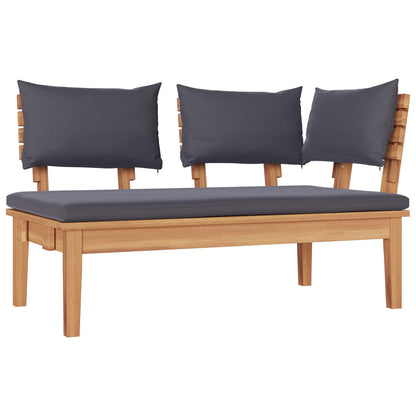 Set Divano da Giardino 4 pcs Marrone e Grigio | homemem39