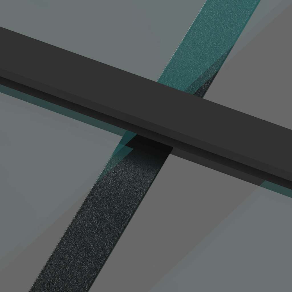 Porta Scorrevole Ferramenta Nera 102,5x205 cm Vetro Temperato | homemem39