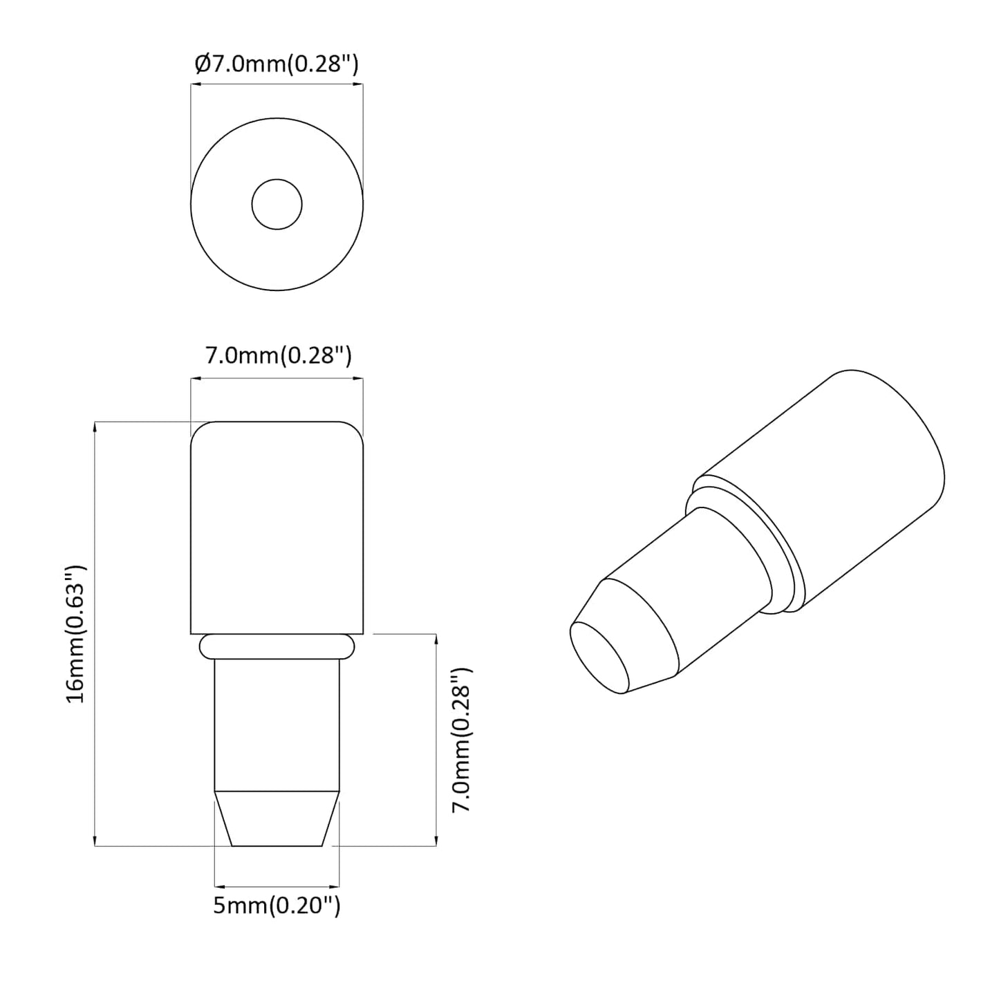 Gancio per Mensola 2 pcs Argento 7 x 16 mm Ferro