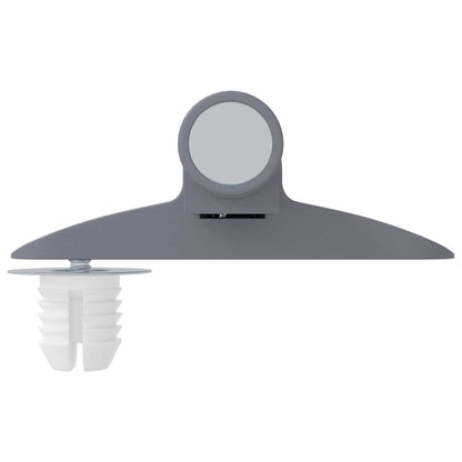 Smorzatore a Chiusura Morbida 2 pcs Grigio 125 x 47 x 15 mm PP