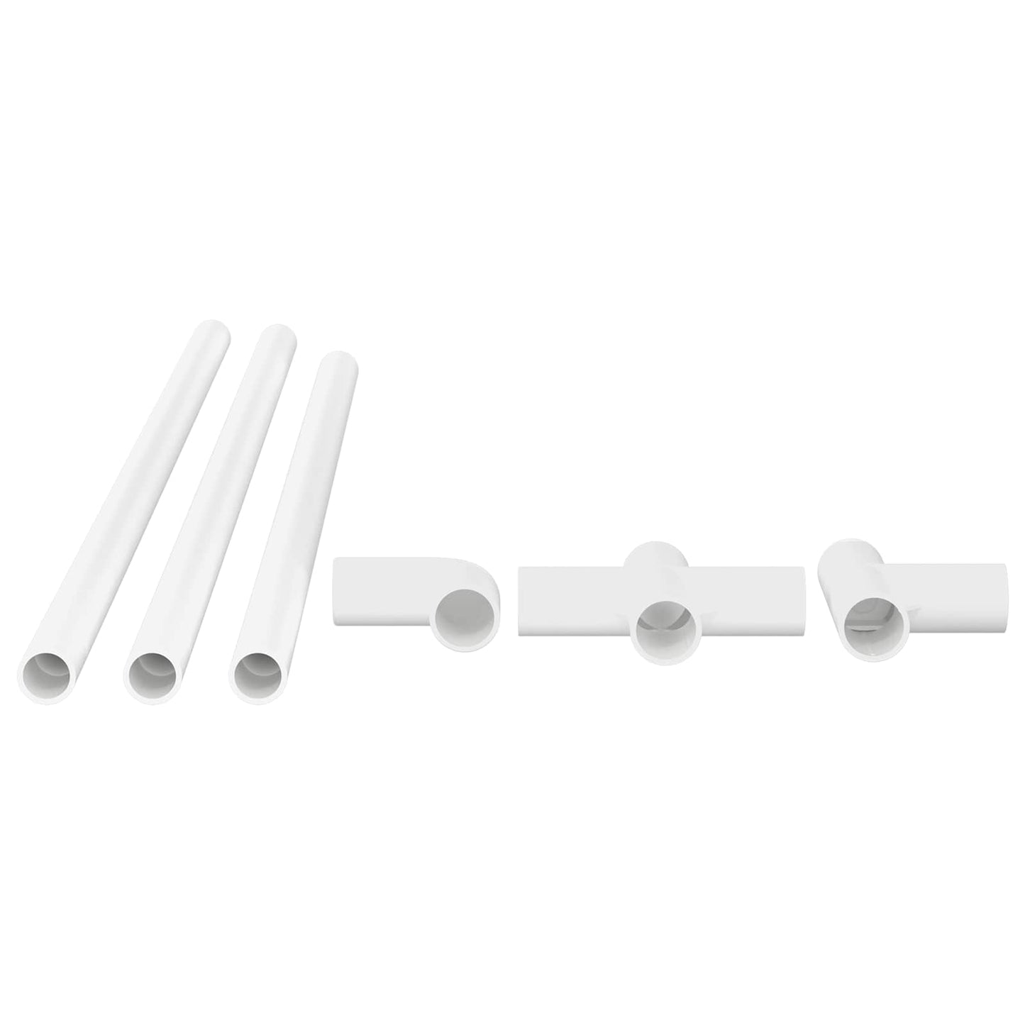 Tubo PVC 29 pcs Bianco Mterialpp e PE