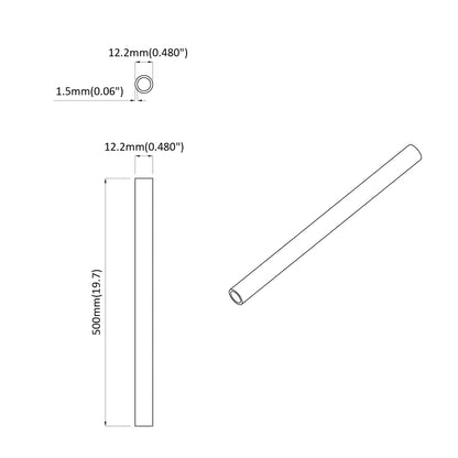 Tubo PVC 29 pcs Bianco Mterialpp e PE