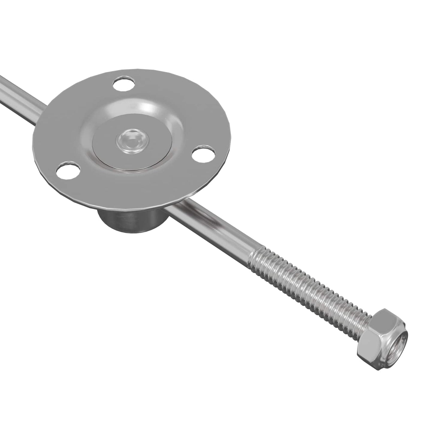 Struttura a Gas 2 pcs Argento 190 mm Ferro