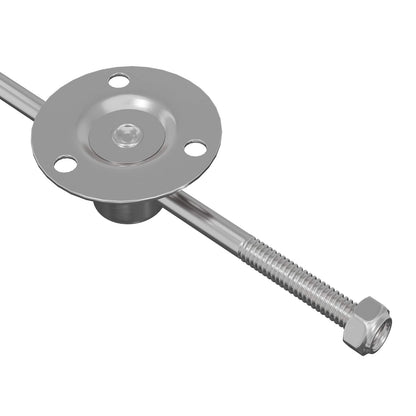 Struttura a Gas 2 pcs Argento 190 mm Ferro