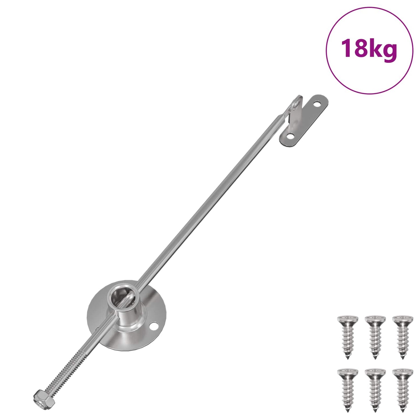 Cerniera a barra di trascinamento 439 pcs Argento Ferro | homemem39