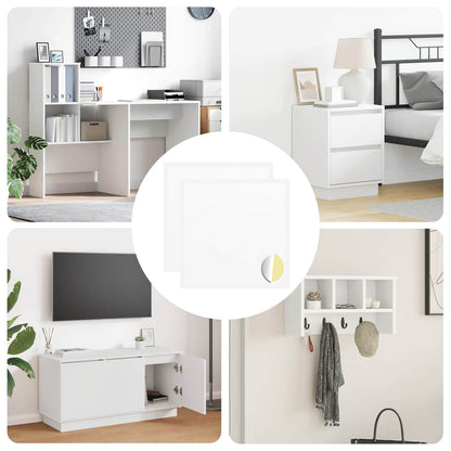 Adesivo 2 pcs Bianco Ø 20 x 0,5 mm Carta