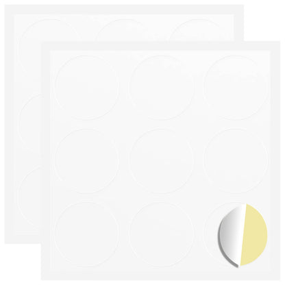 Adesivo 2 pcs Bianco Ø 20 x 0,5 mm Carta