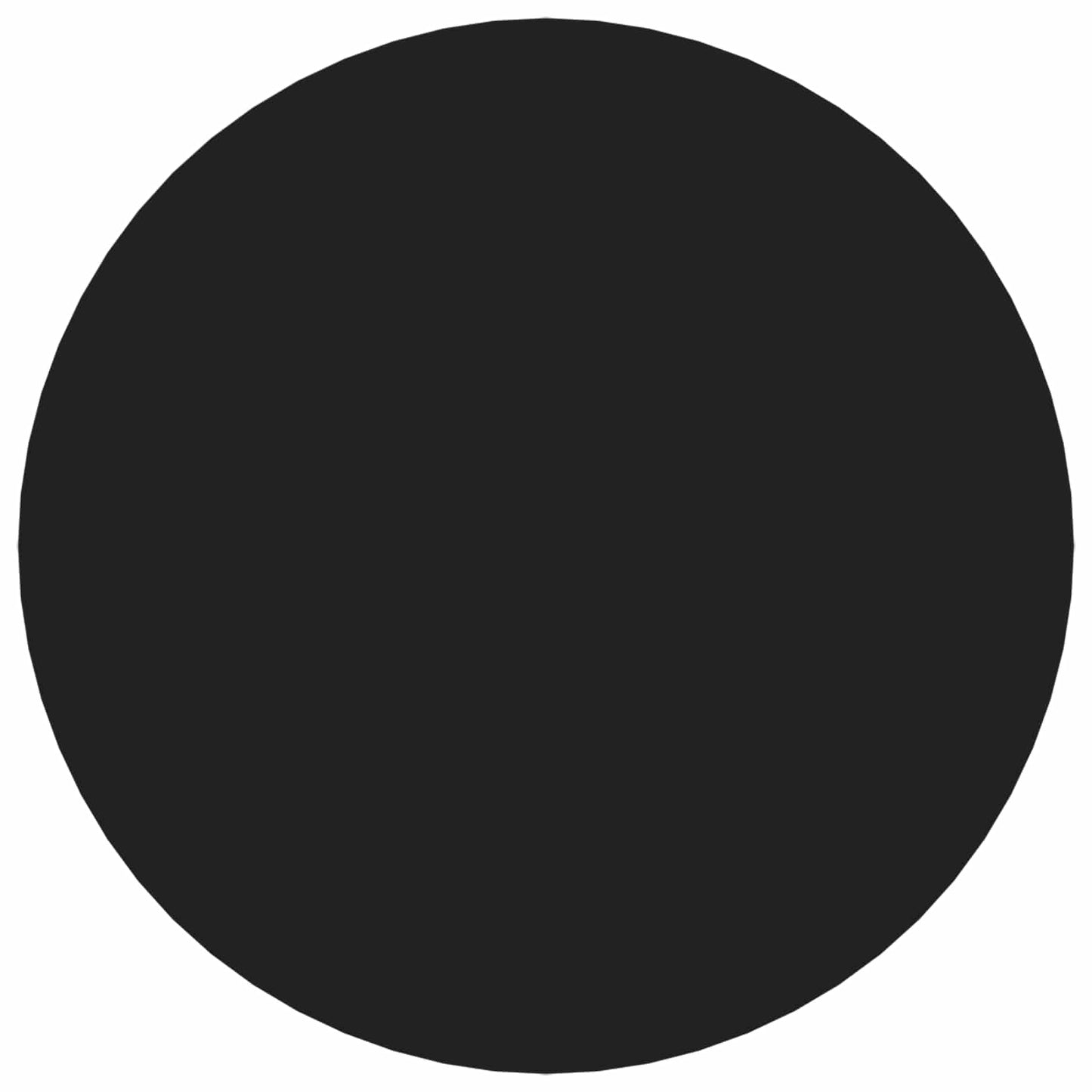 Copertura Vite Adesiva 12 pcs Nero Ø 20 x 0,5 mm