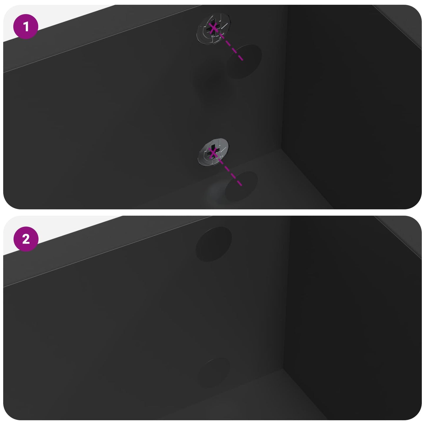 Copertura Vite Adesiva 12 pcs Nero Ø 20 x 0,5 mm