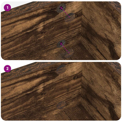 Copertura Vite Adesiva 2 pcs Rovere fumé Ø 20 x 0,5 mm