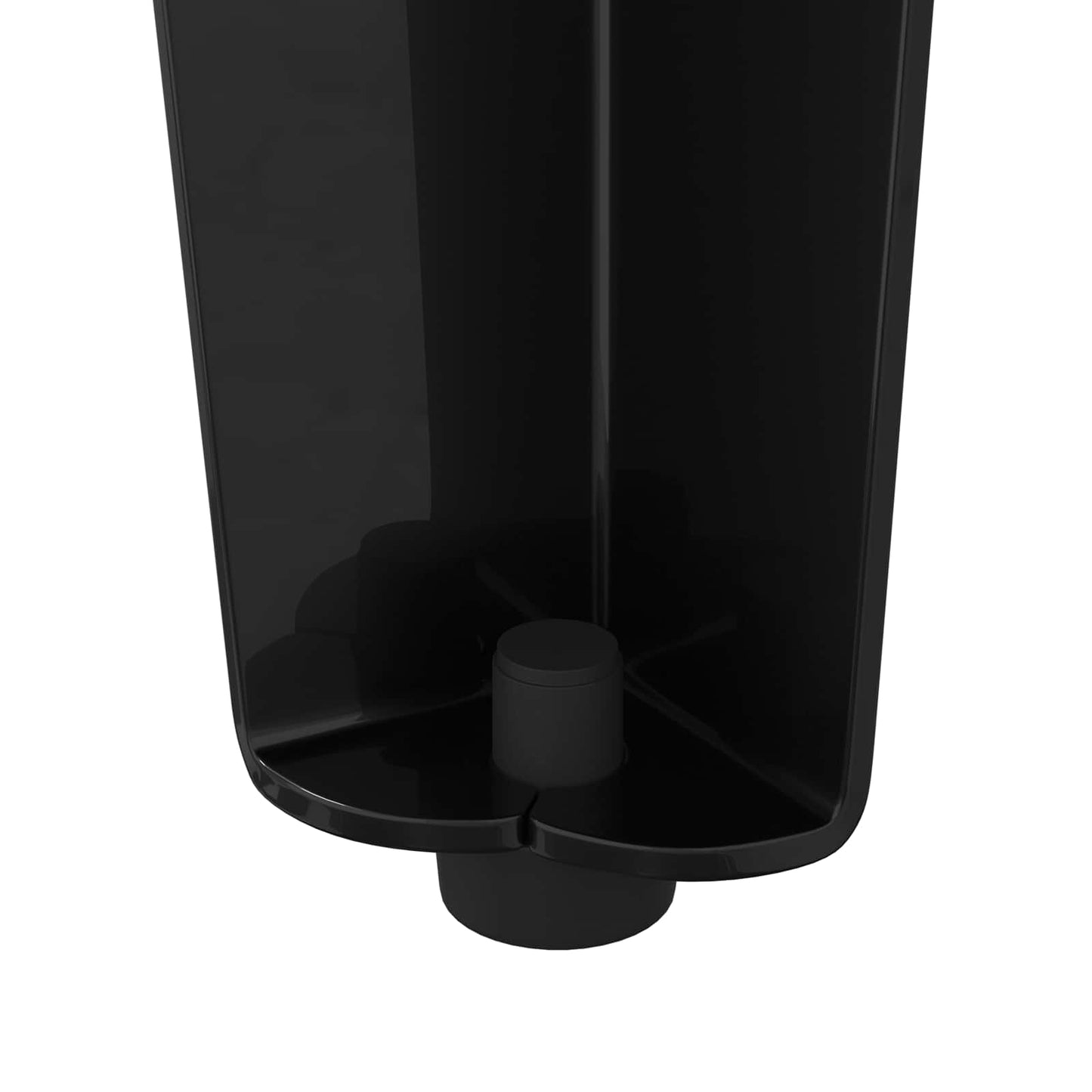 Piedini per mobili 12 pcs Nero 5,5 x 5,5 x 10 cm Ferro