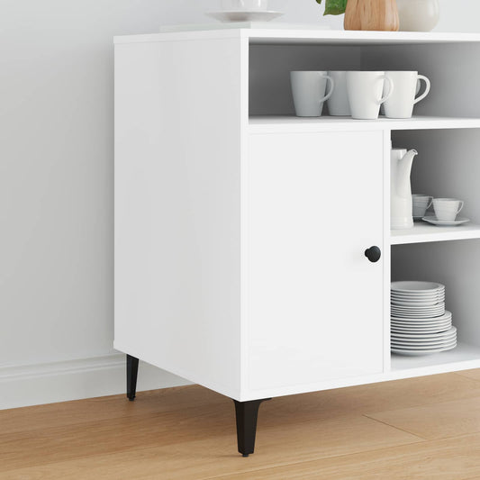 Piedini per mobili 12 pcs Nero 5,5 x 5,5 x 10 cm Ferro