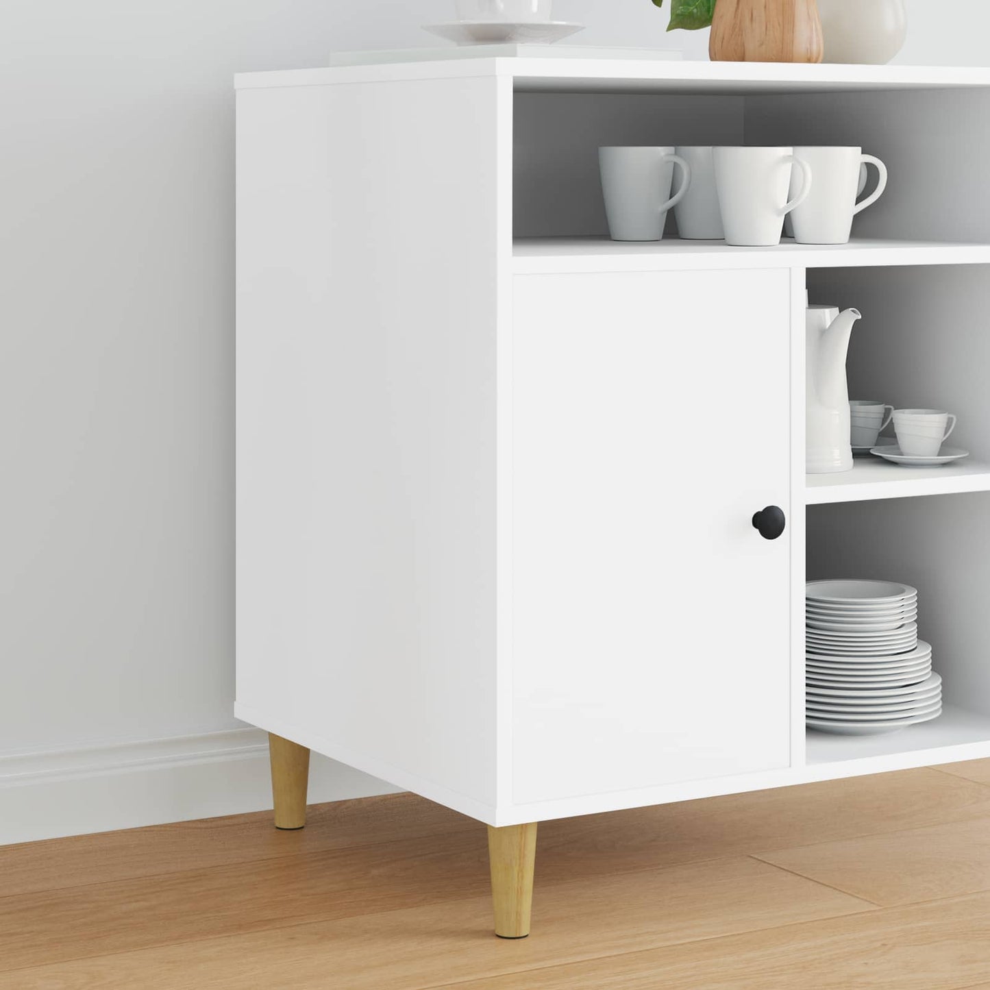 Piedini per mobili 2 pcs Marrone Ø 44 x 100 mm