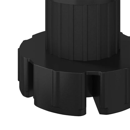 Piedini per mobili Regolabile 12 pcs Nero 46 x 46 x 128 mm PP | homemem39