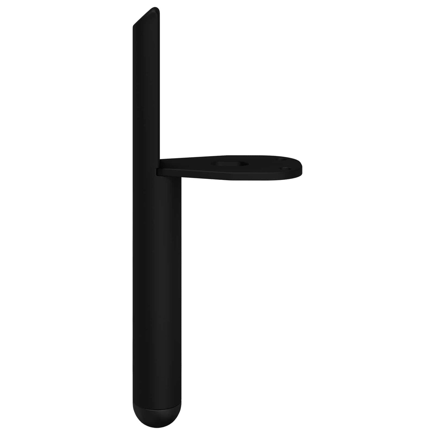 Piedini per mobili 12 pcs Nero 66 x 36 x 160 mm Ferro | homemem39