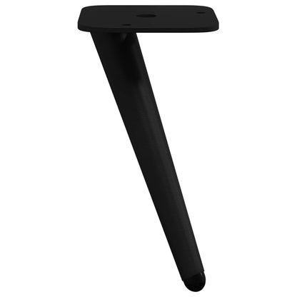 Piedini in Piedi 12 pcs Nero 56 x 56 x 100 mm Ferro