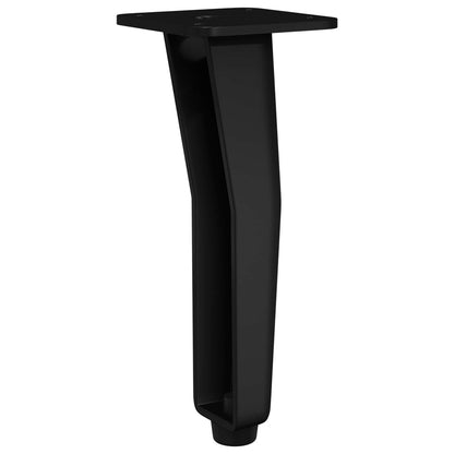 Piedi in piedi 12 pcs Nero 40 x 40 x 100 mm Ferro