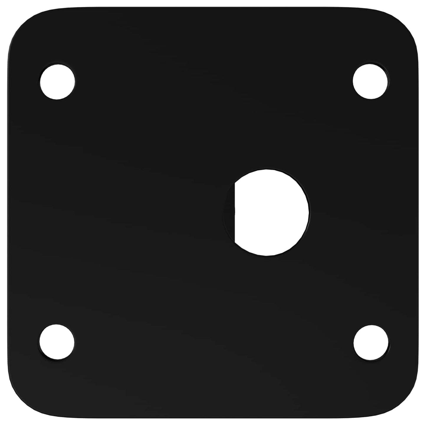 Piedi in piedi 12 pcs Nero 40 x 40 x 100 mm Ferro