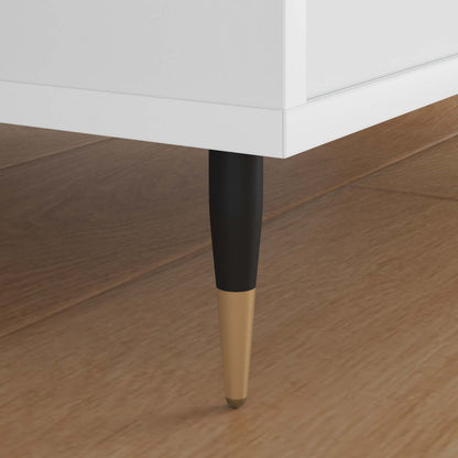 Piedini per mobili 12 pcs Nero e Oro Ø 40 x 98 mm Ferro | homemem39