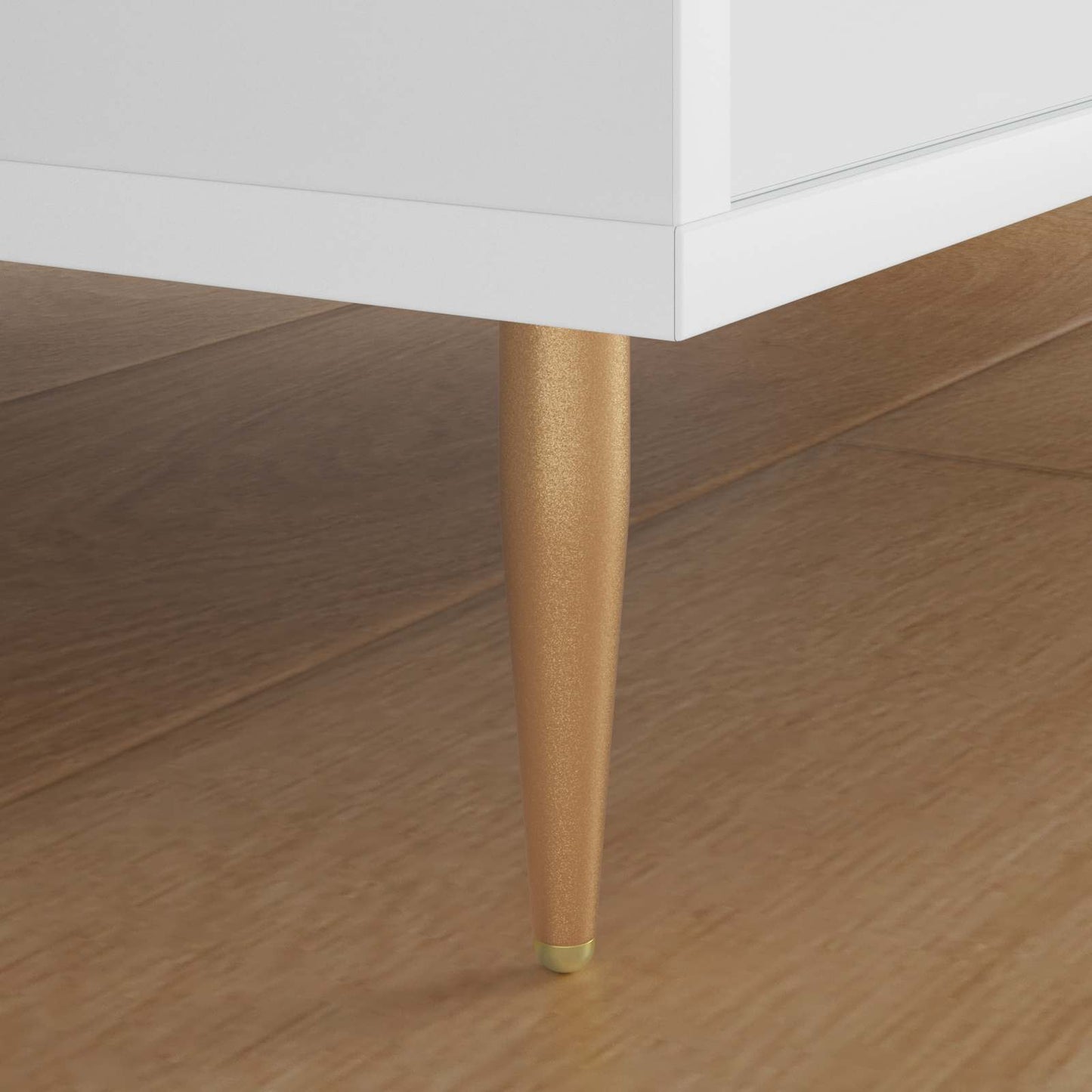 Piedi in piedi 12 pcs Oro 98 x 40 mm Ferro