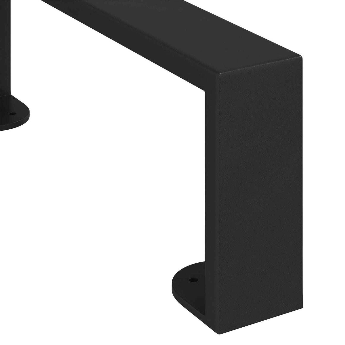 Piedini per mobili 12 pcs Nero 281 x 40,5 x 100 mm Ferro | homemem39