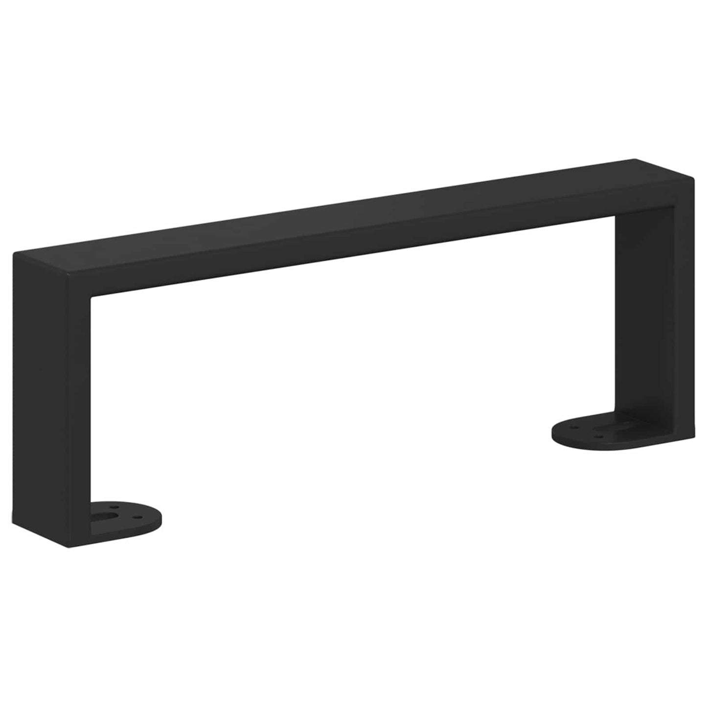 Piedini per mobili 12 pcs Nero 281 x 40,5 x 100 mm Ferro | homemem39