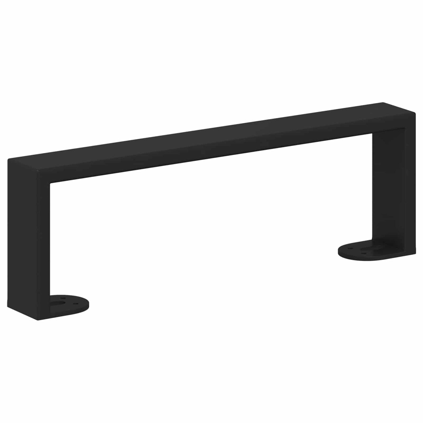 Piedini per mobili 12 pcs Nero 311 x 40,5 x 100 mm Ferro