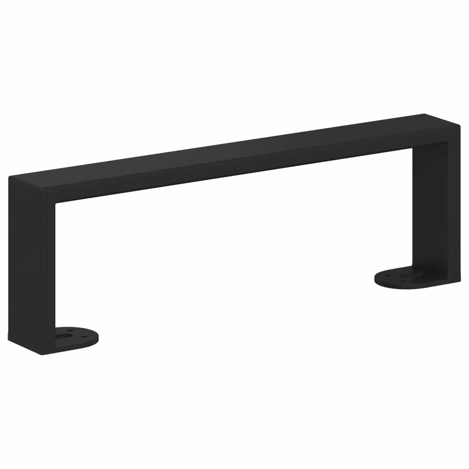 Piedini per mobili 12 pcs Nero 311 x 40,5 x 100 mm Ferro | homemem39