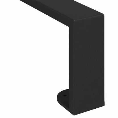 Piedini per mobili 12 pcs Nero 341 x 40,5 x 100 mm Ferro | homemem39