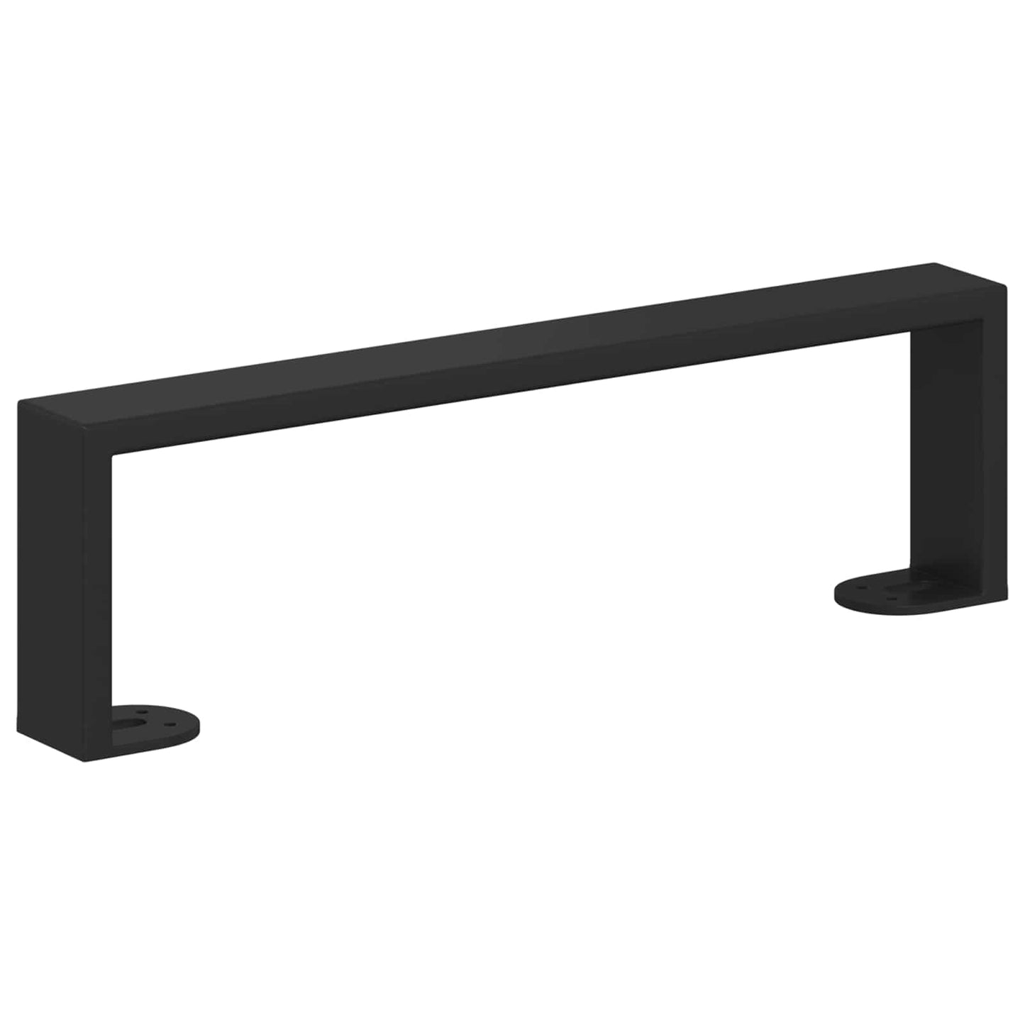 Piedini per mobili 12 pcs Nero 341 x 40,5 x 100 mm Ferro | homemem39