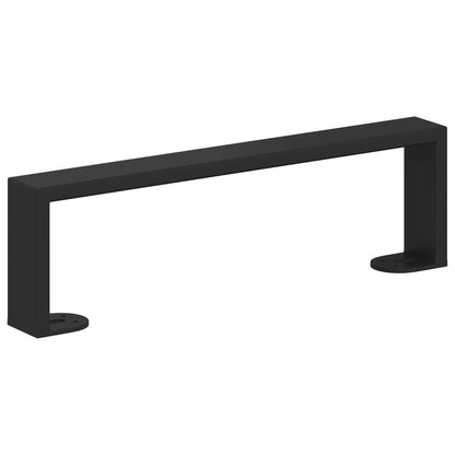 Piedini per mobili 12 pcs Nero 341 x 40,5 x 100 mm Ferro | homemem39