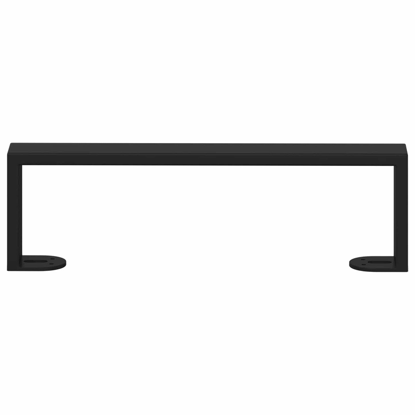 Piedini per mobili 12 pcs Nero 341 x 40,5 x 100 mm Ferro | homemem39