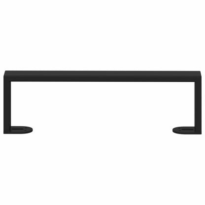 Piedini per mobili 12 pcs Nero 341 x 40,5 x 100 mm Ferro | homemem39