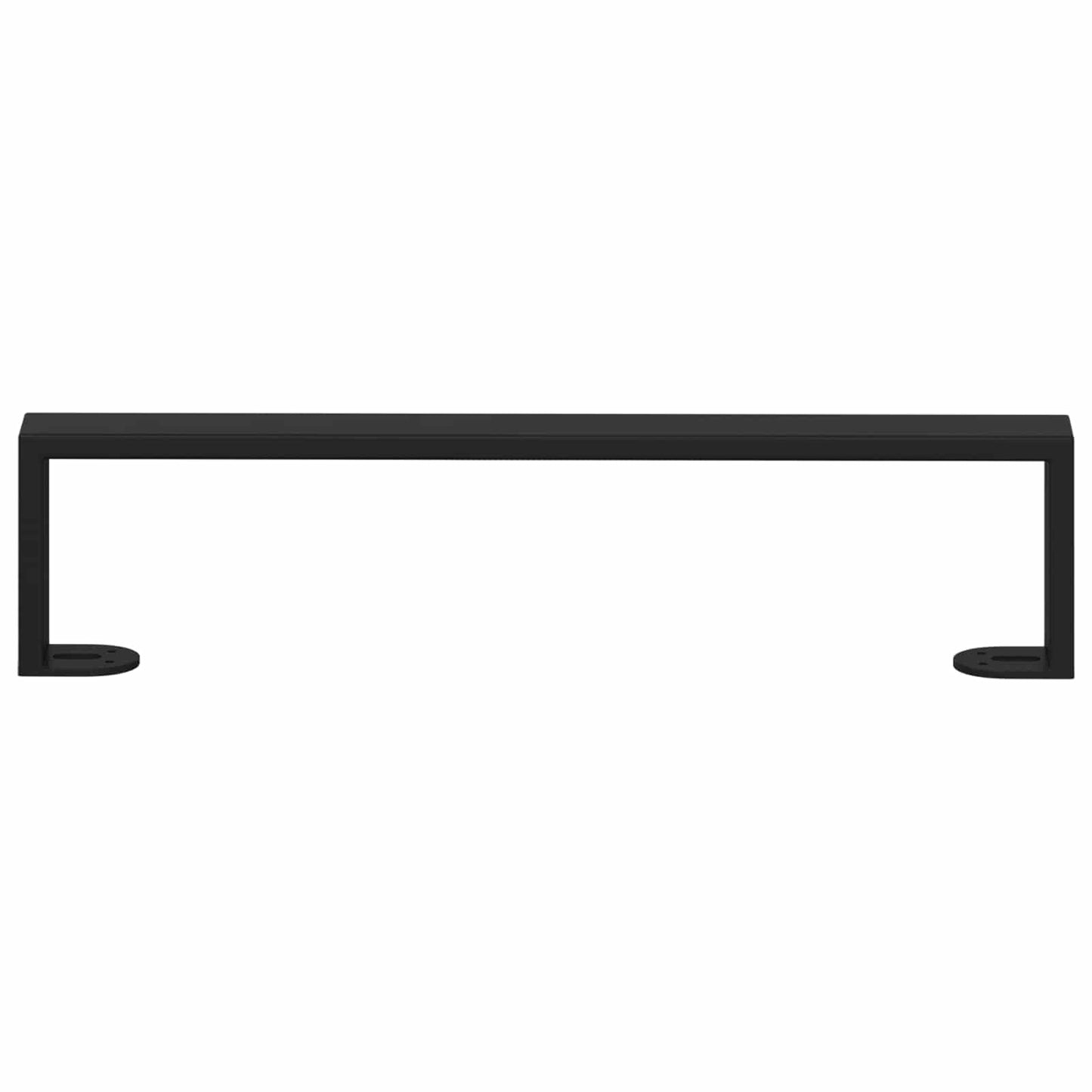 Piedini per mobili 12 pcs Nero 436 x 40,5 x 100 mm Ferro