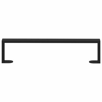 Piedini per mobili 12 pcs Nero 436 x 40,5 x 100 mm Ferro